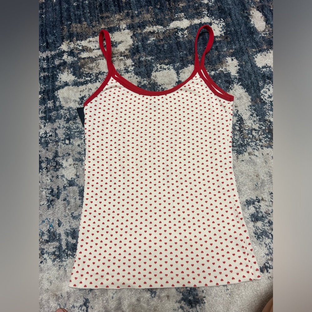 Brandy Melville Red Heart Tank